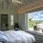 Looking out to beach